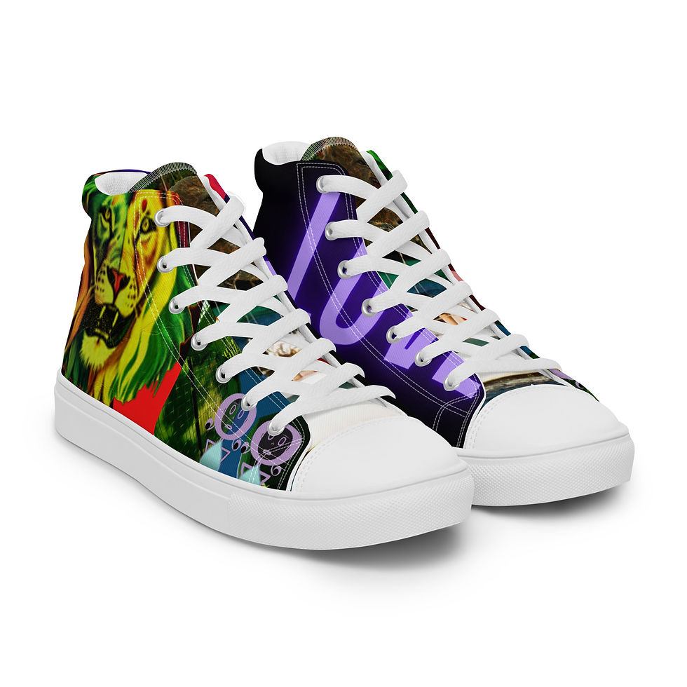 Thumbnail: Men’s high top canvas shoes