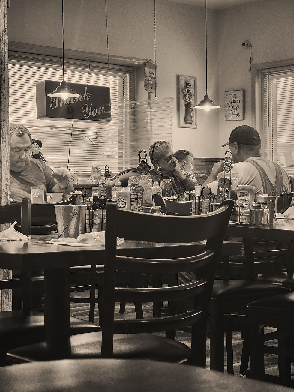 an image of residents dining together