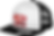 Thumbnail: Flat Truckers Cap - Grey - White