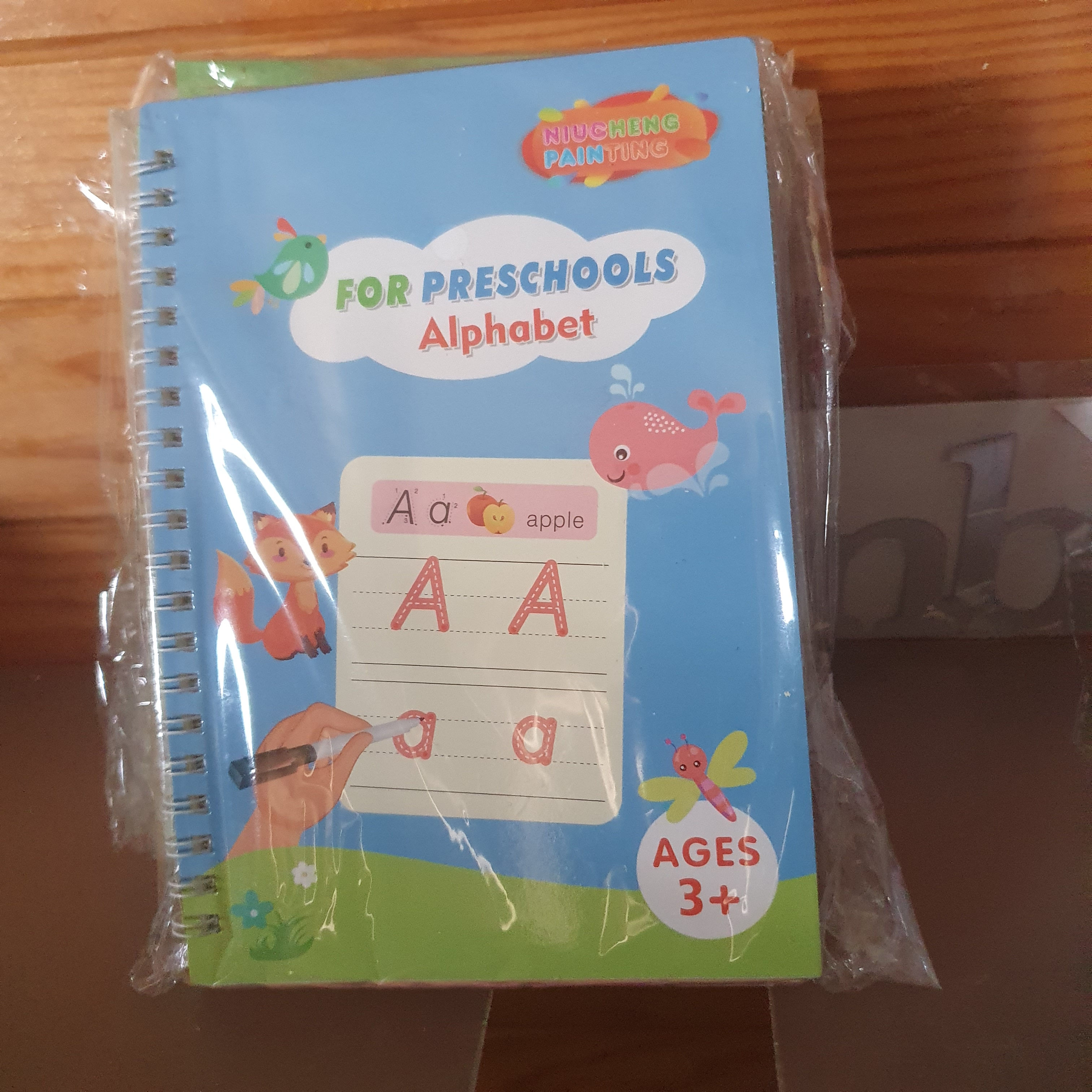 Lot de 4 cahier effaçable