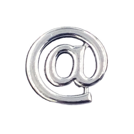 Thumbnail: Silver Metal At Symbol Embellishment