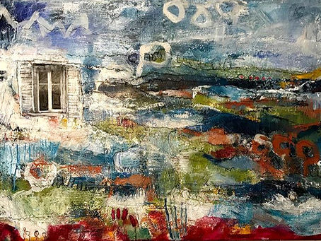 Souvenirs à un week-end avec des amis dans un Château (regard de la fenêtre)