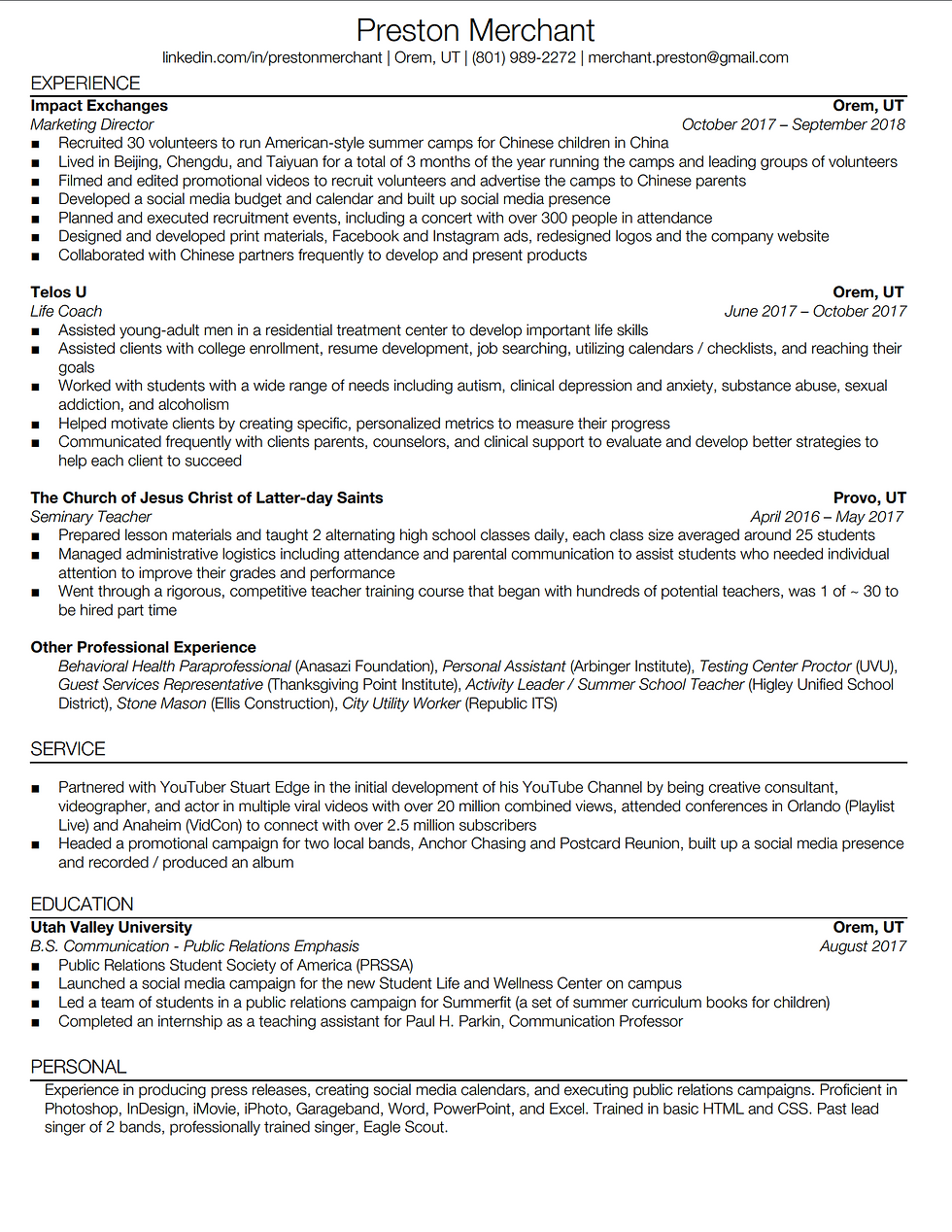 Resume