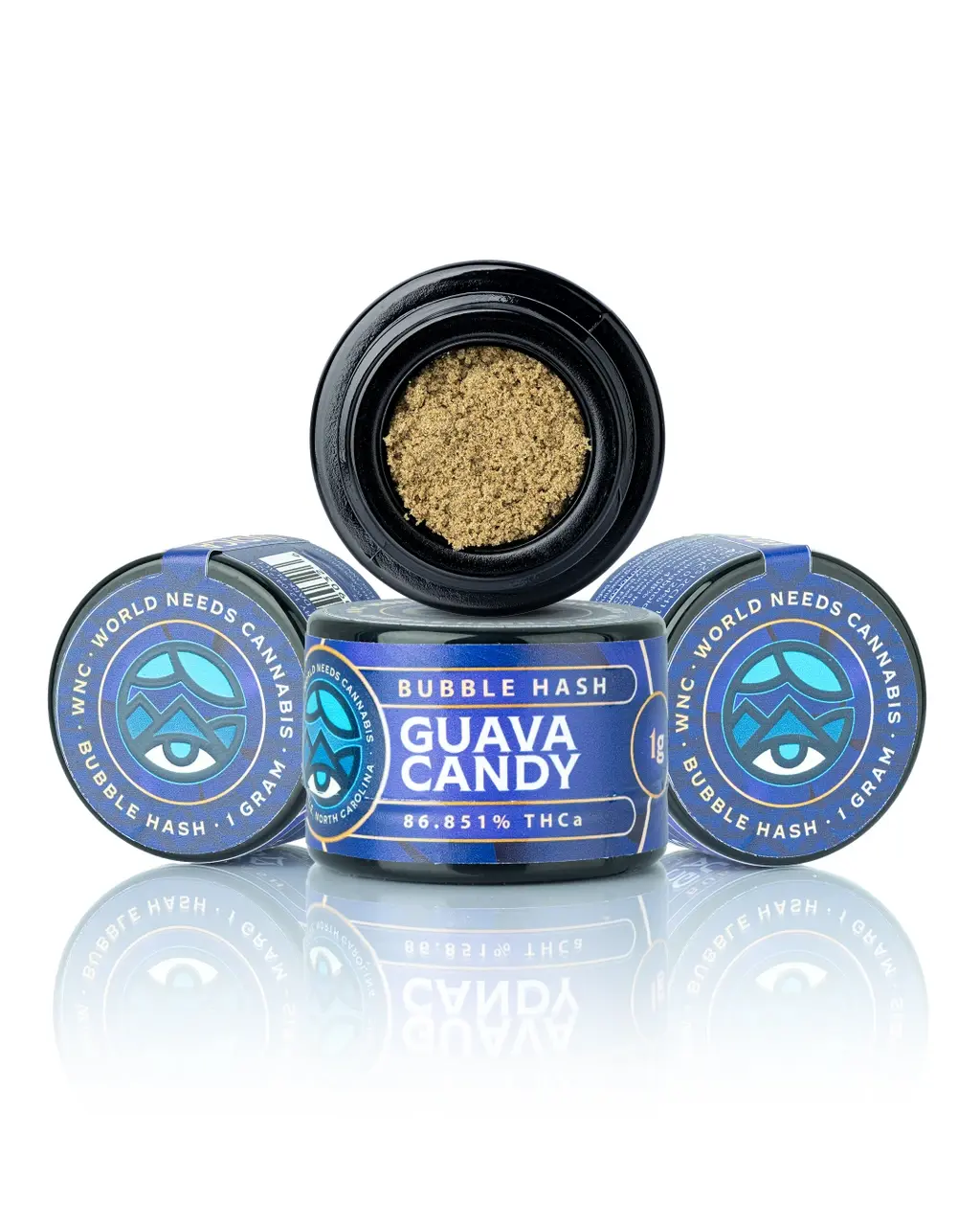 WNC - Guava Candy - Indica - Bubble Hash - 1 Gram - 86% THCA - 4% TERPS 