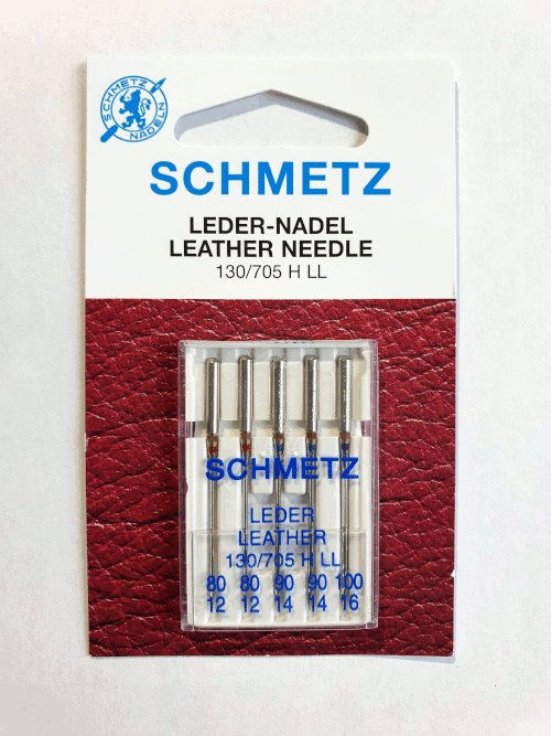 Lot De 5 Aiguilles à Coudre Le Cuir Schmetz - Pointes Triangulaires - Taille 100/16