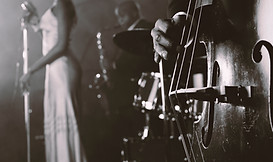 Jazz-Aufführungsszene