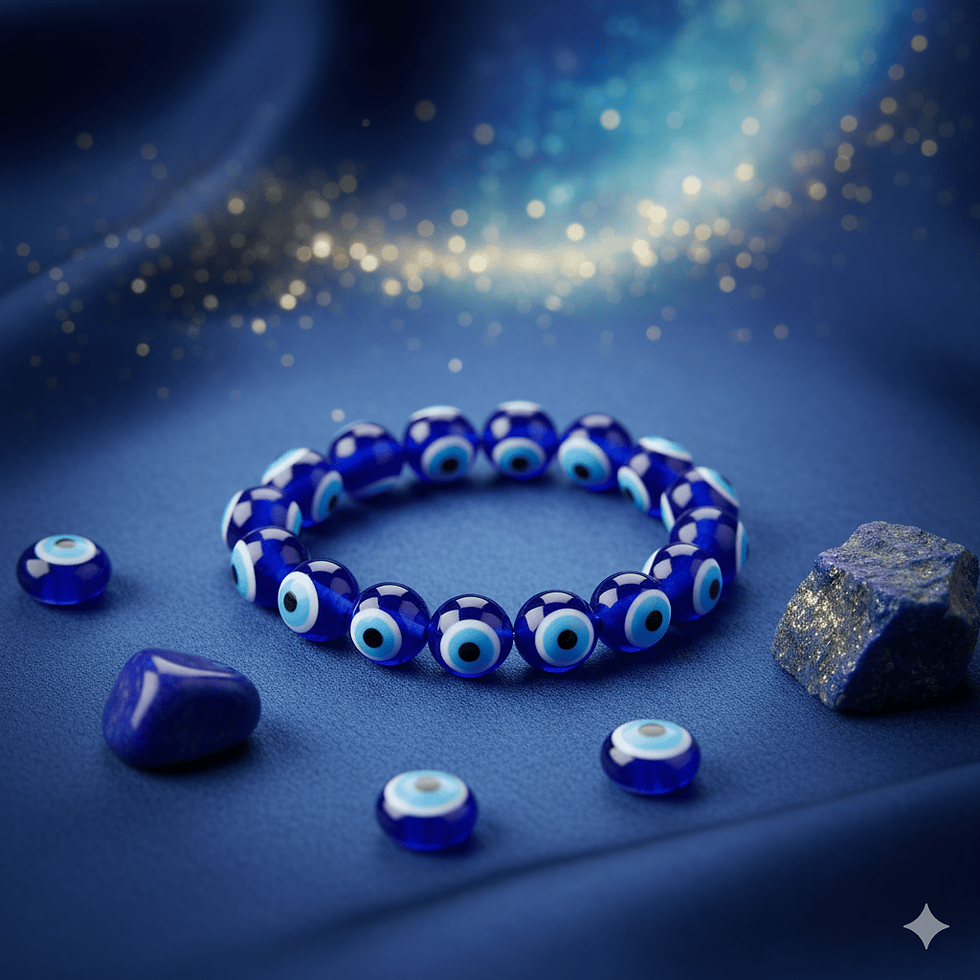 Evil eye Crystal Gemstone Bracelet