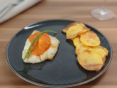 Merluza con Salsa Húngara Fit