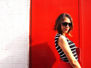 Rojo, layers y rayas