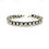 Thumbnail: Silver bracelet with flat beads BR1078