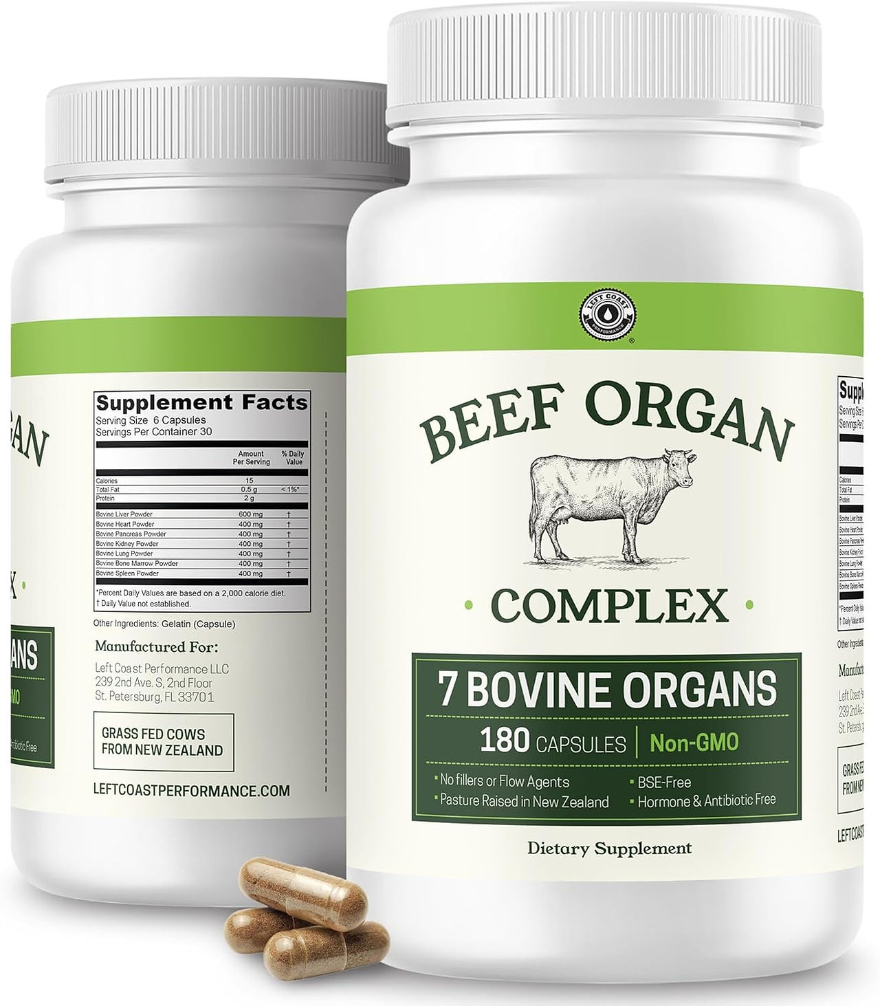 Organ supplement tablets