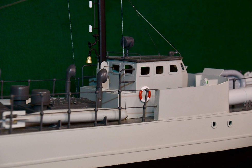 Thumbnail: Model boat. German S boat kit semi kit