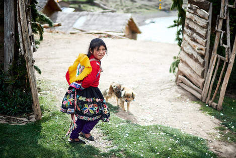 Andinisches Mädchen