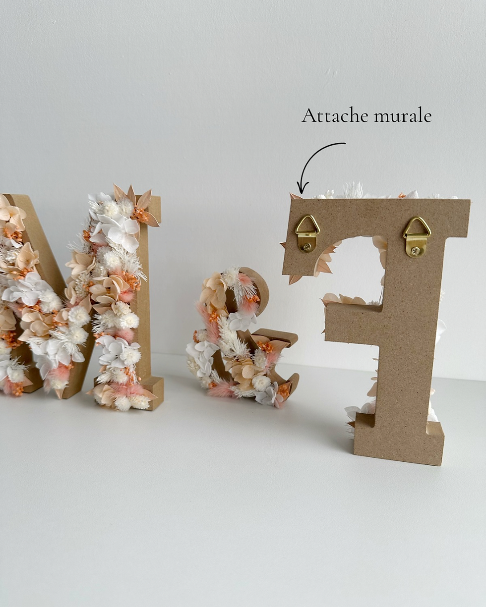 Miniature : Lettre fleurie personnalisable