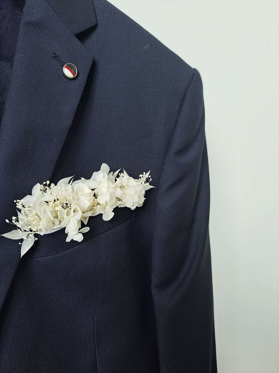 Miniature : Boutonnière de poche Bianca