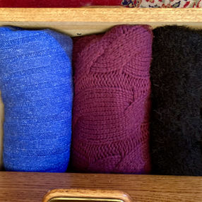 How to Fold Bulky Sweaters