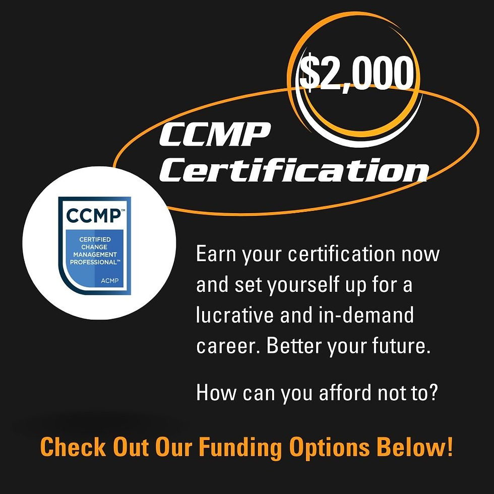 Change Management Certification (CCMP) PM ProLearn