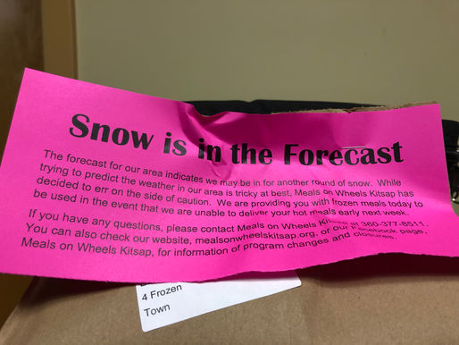 Snow Impacts Kitsap Seniors