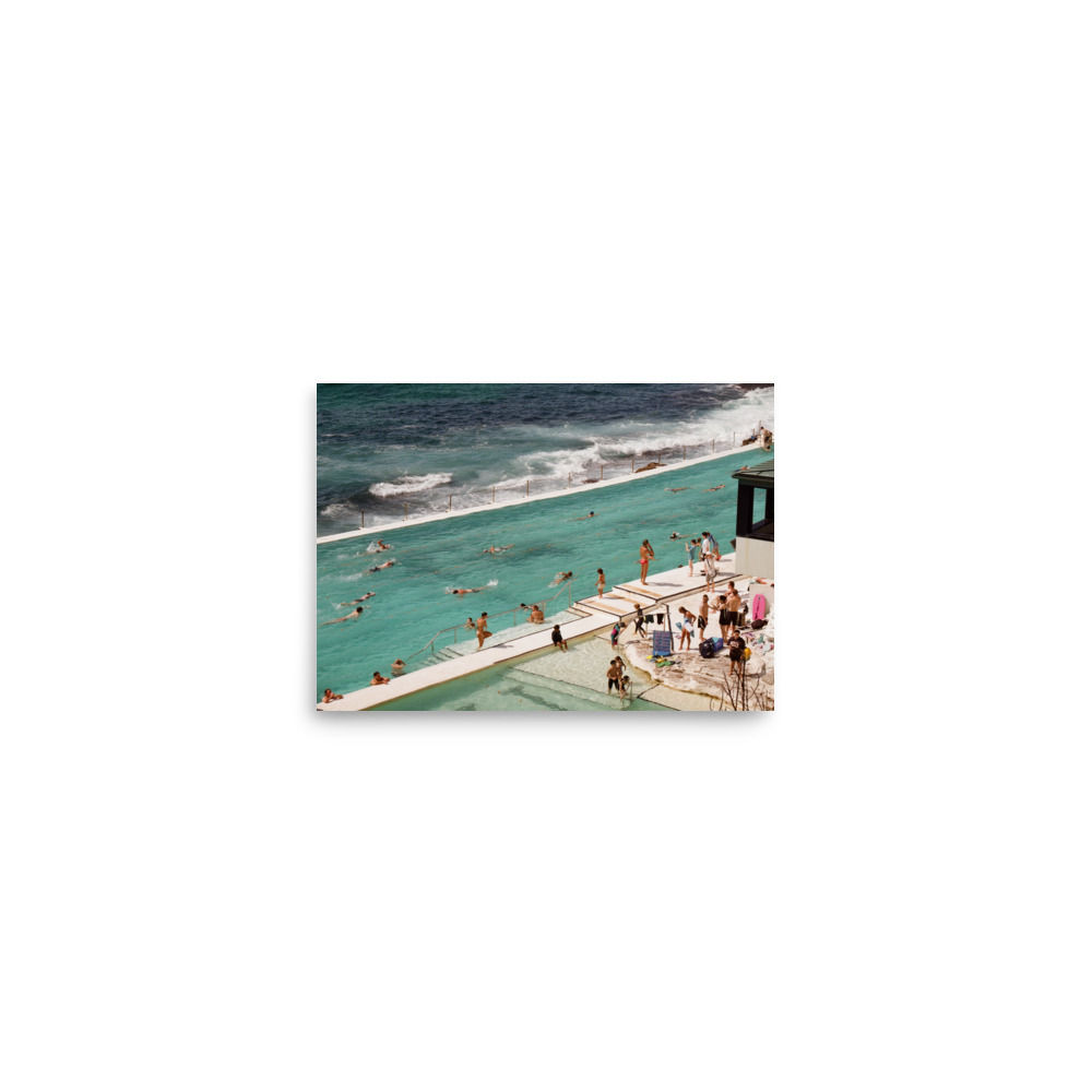 5"x7" Bondi Icebergs Horizontal Print