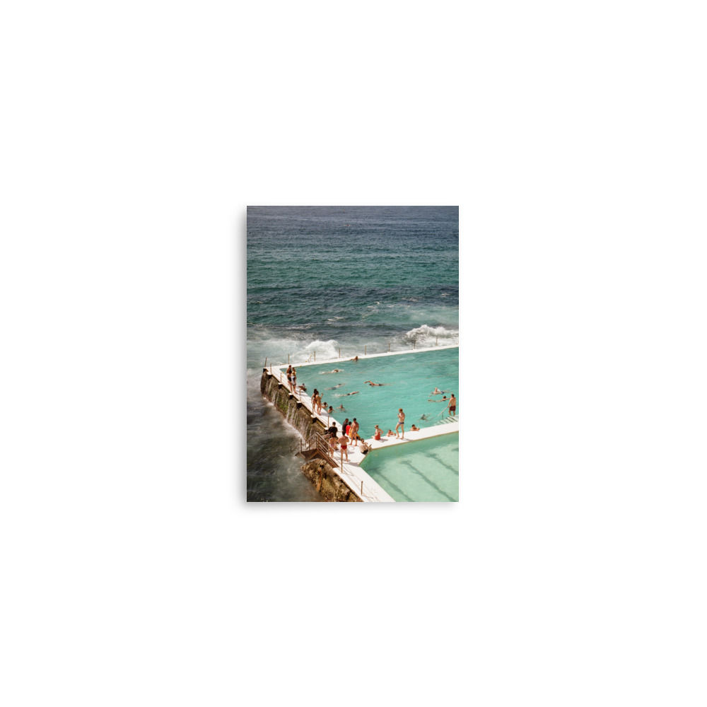 5"x7" Bondi Icebergs Vertical Print