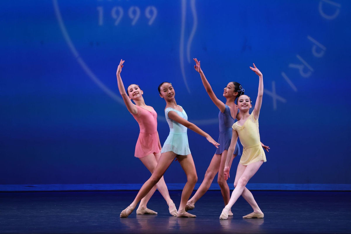 Children dancing on stage for Burbank Dance Academy.