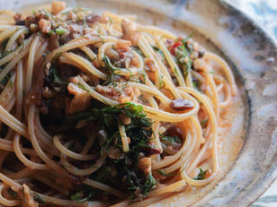 M5-11鰯とフェンネルとナッツのパスタ