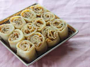 B4-12タイムと胡桃のクレープ