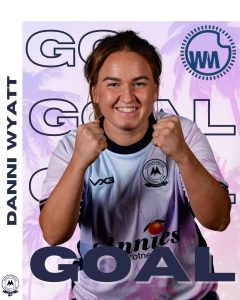 Our Danni scores in a big Torquay win