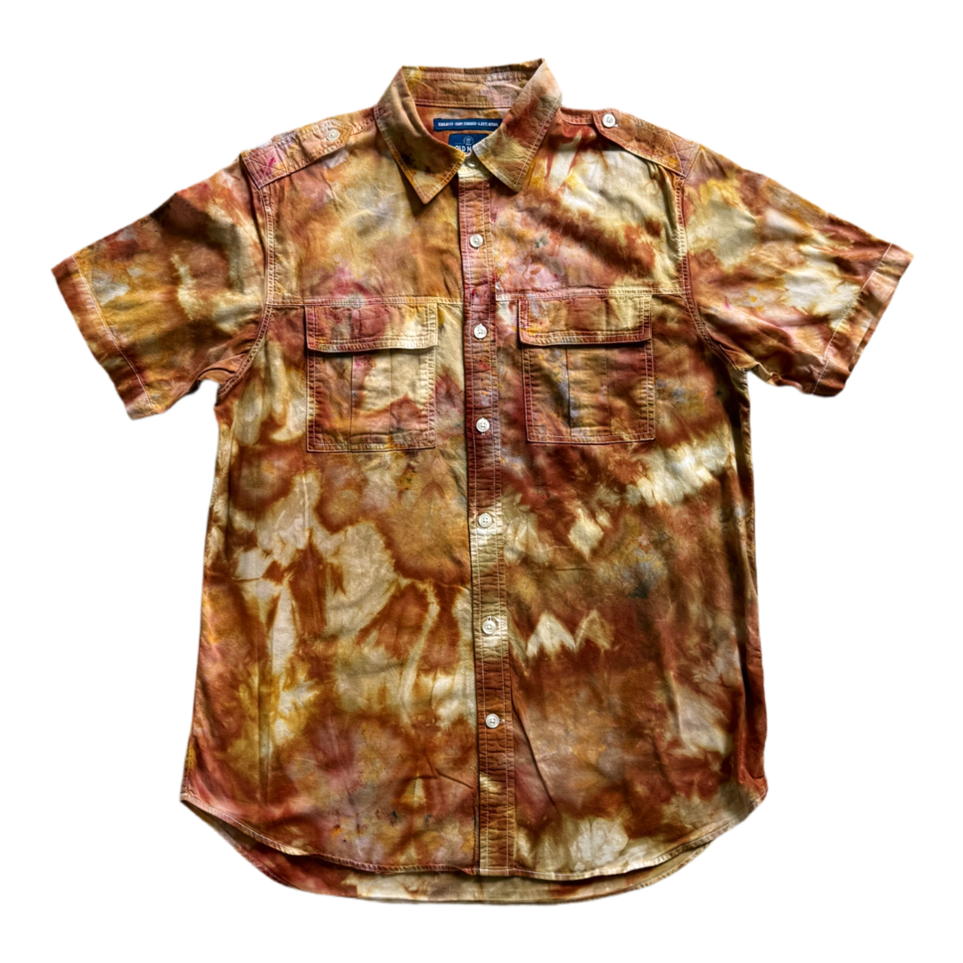 Patch Pocket Short Sleeve Button Down - Medium