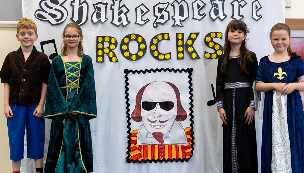 Shasphere Rocks 'Shakespeare Rocks!' at Humshaugh C of E First School, Hexham