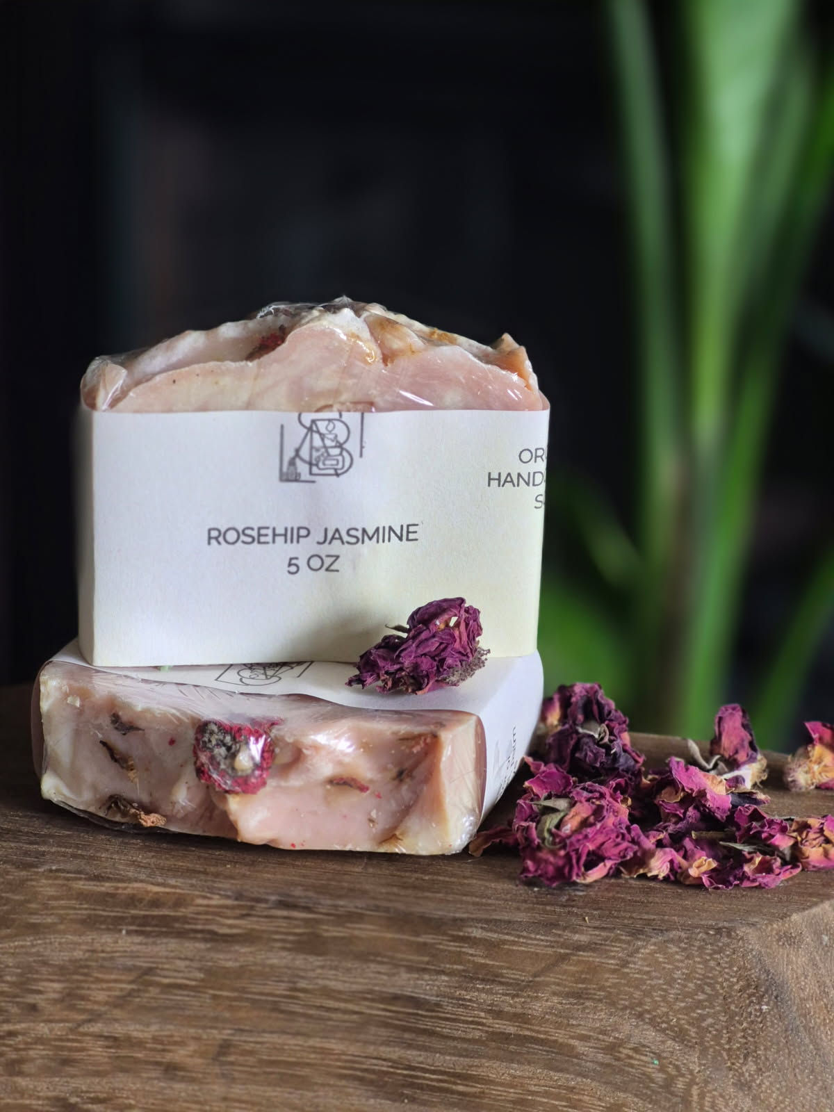 Rosehip and jasmine soap bar