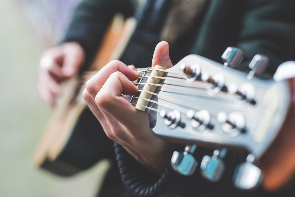 Guitar Being Played