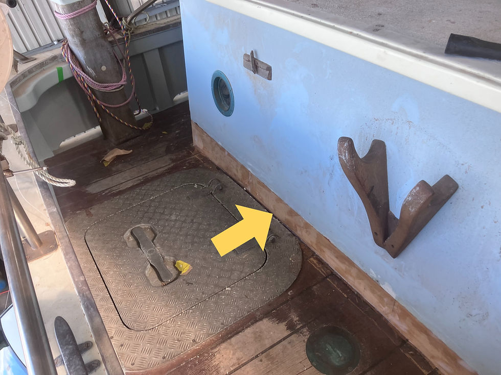 Rotten plywood removed