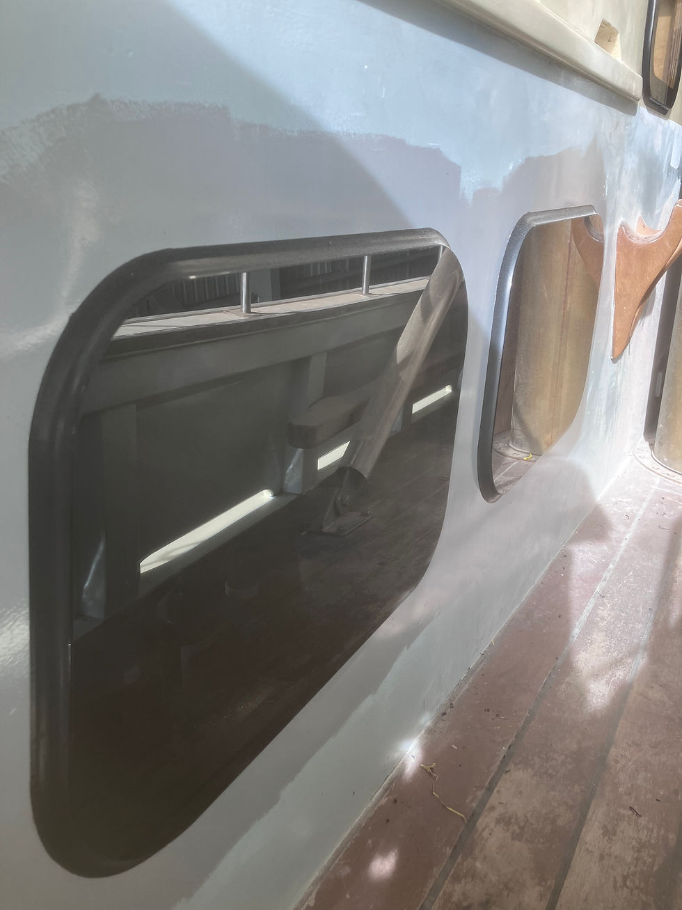 New direct glazed window installed