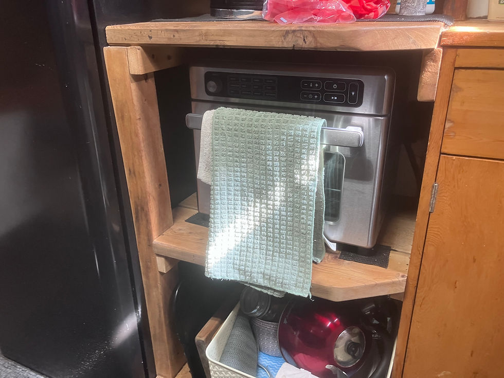Oven before