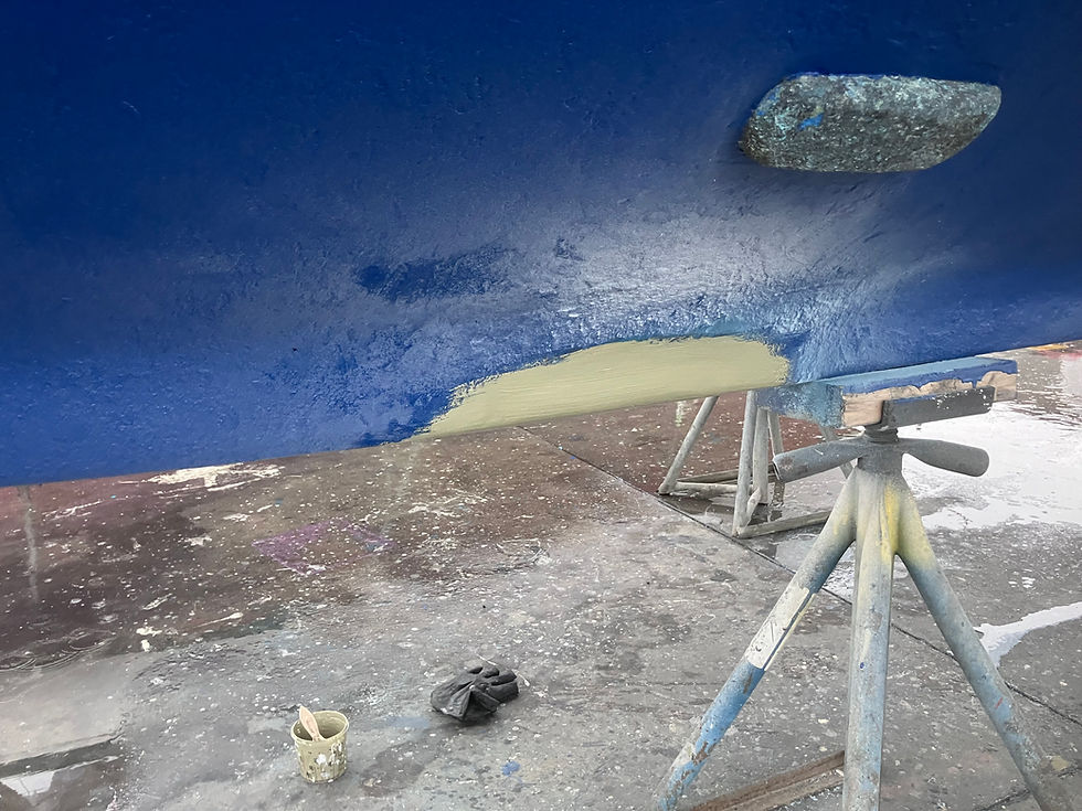 Repair faired and primed