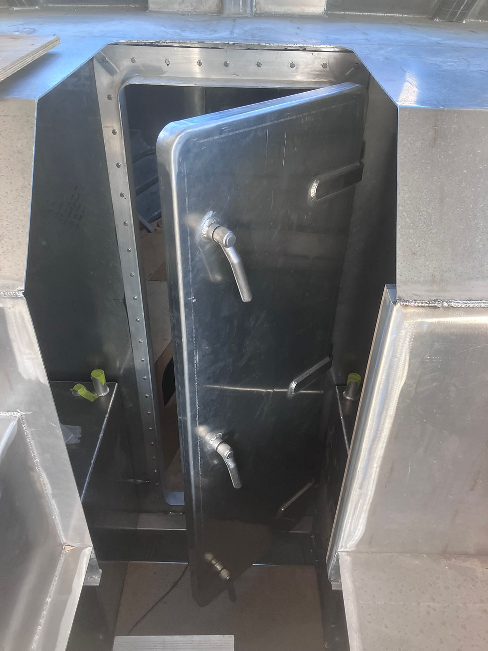 Watertight door installation