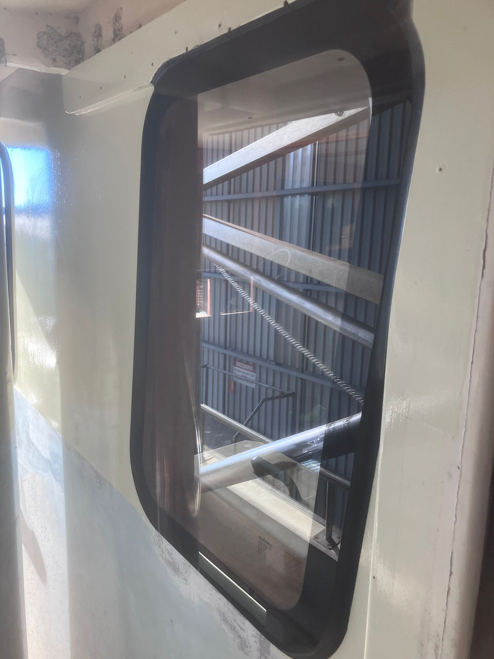 New direct glazed window installed