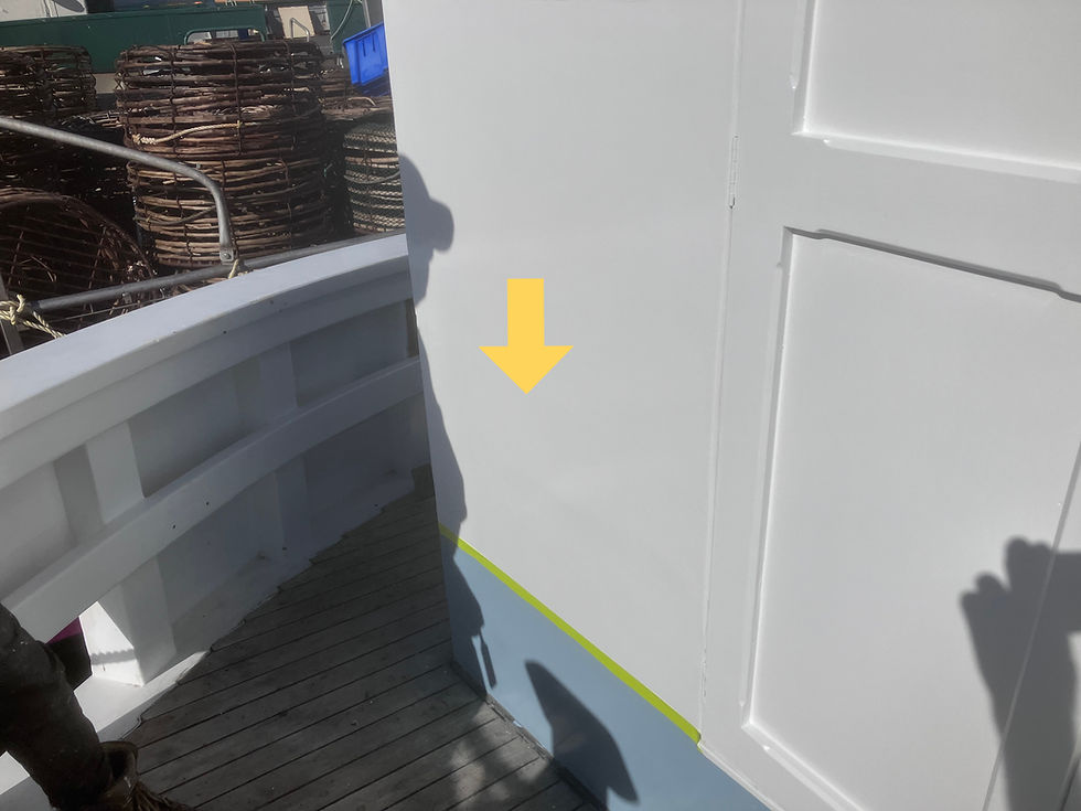 We replaced this panel below the arrow