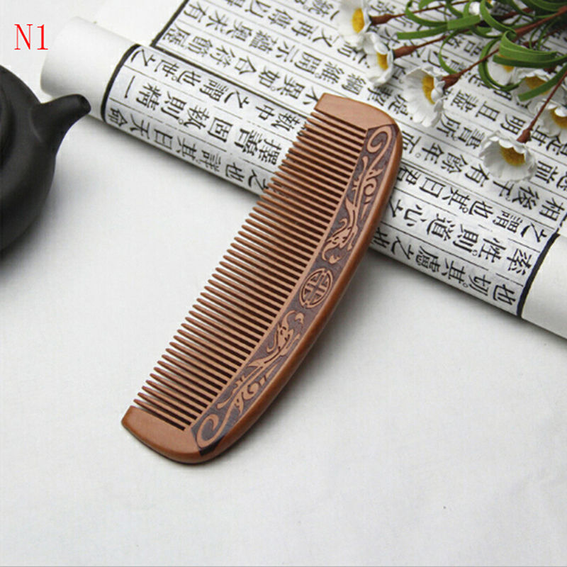 Miniatura: Natural Peach Wood Fine-Tooth