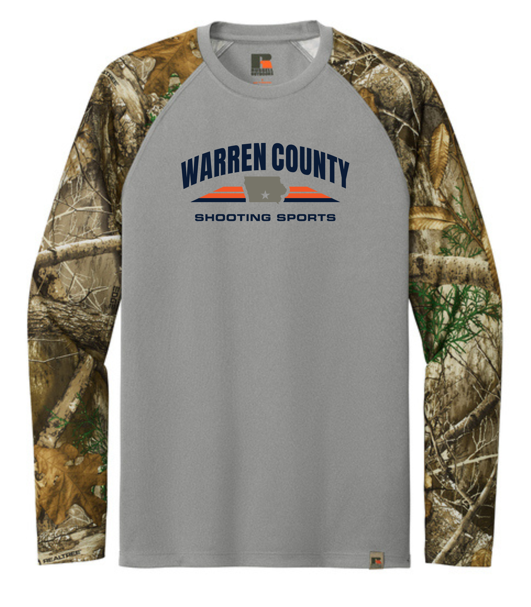 WCSS Long Sleeve Russell Outdoors™ Realtree® Colorblock Performance Tee