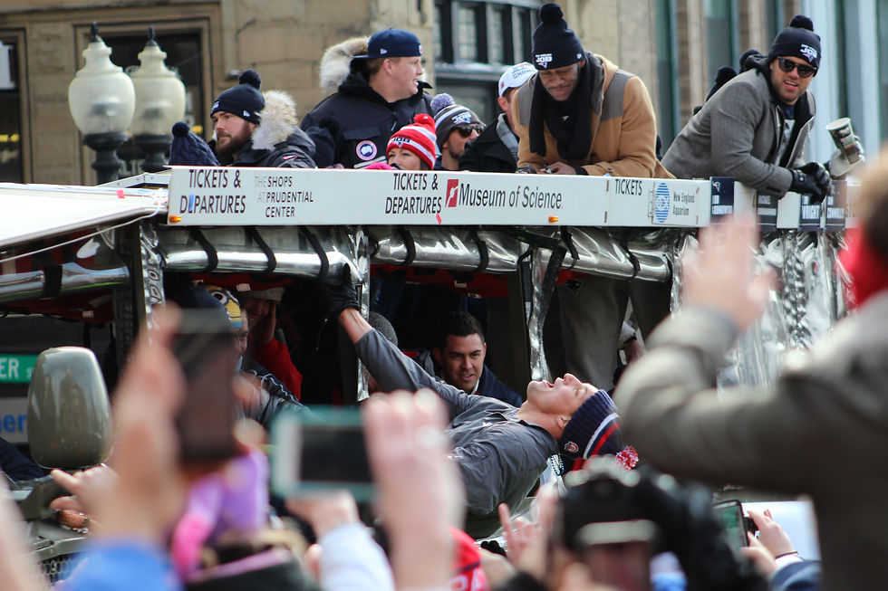 Gronk Crowdsurfing