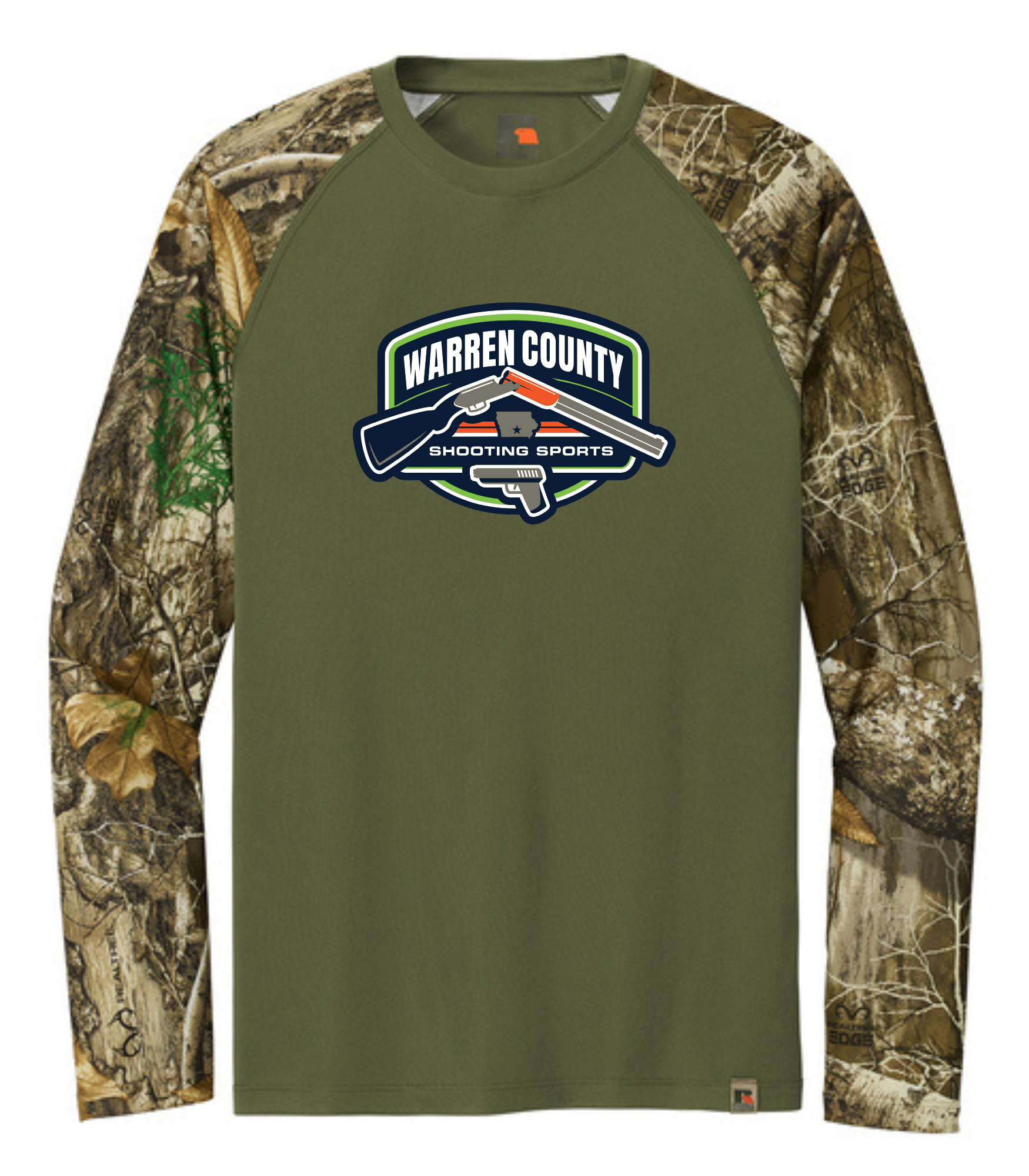 WCSS Long Sleeve Russell Outdoors™ Realtree® Colorblock Performance Tee