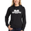 Thumbnail: WHS Ladies Lightweight French Terry Pullover Hoodie - BLACK