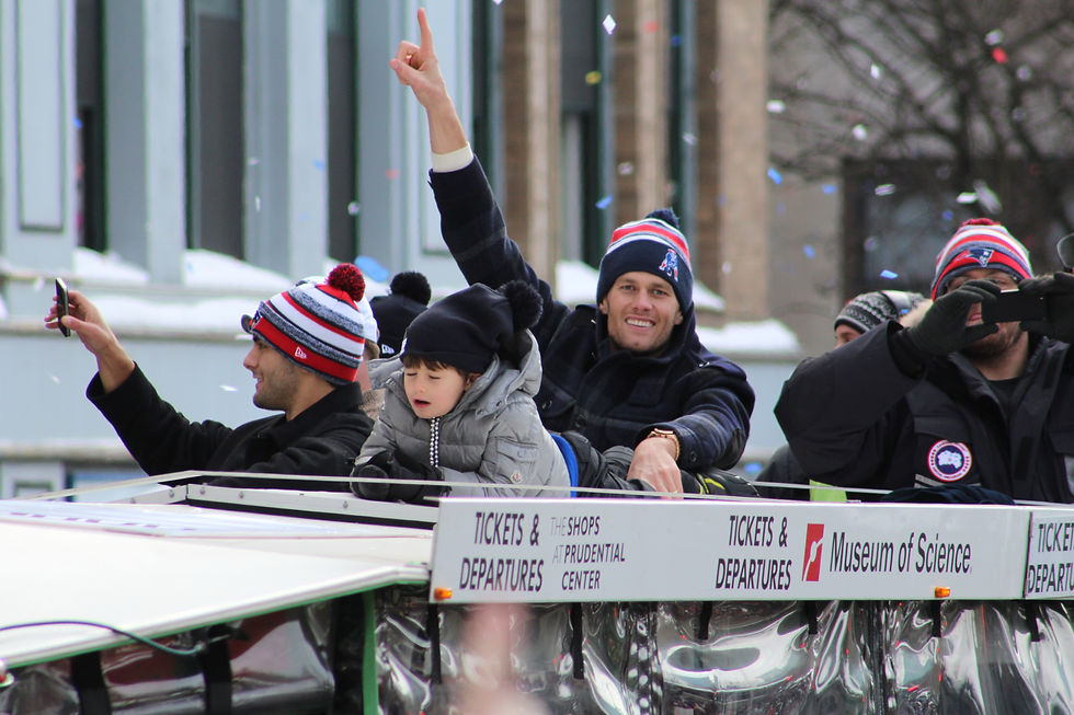Brady and son