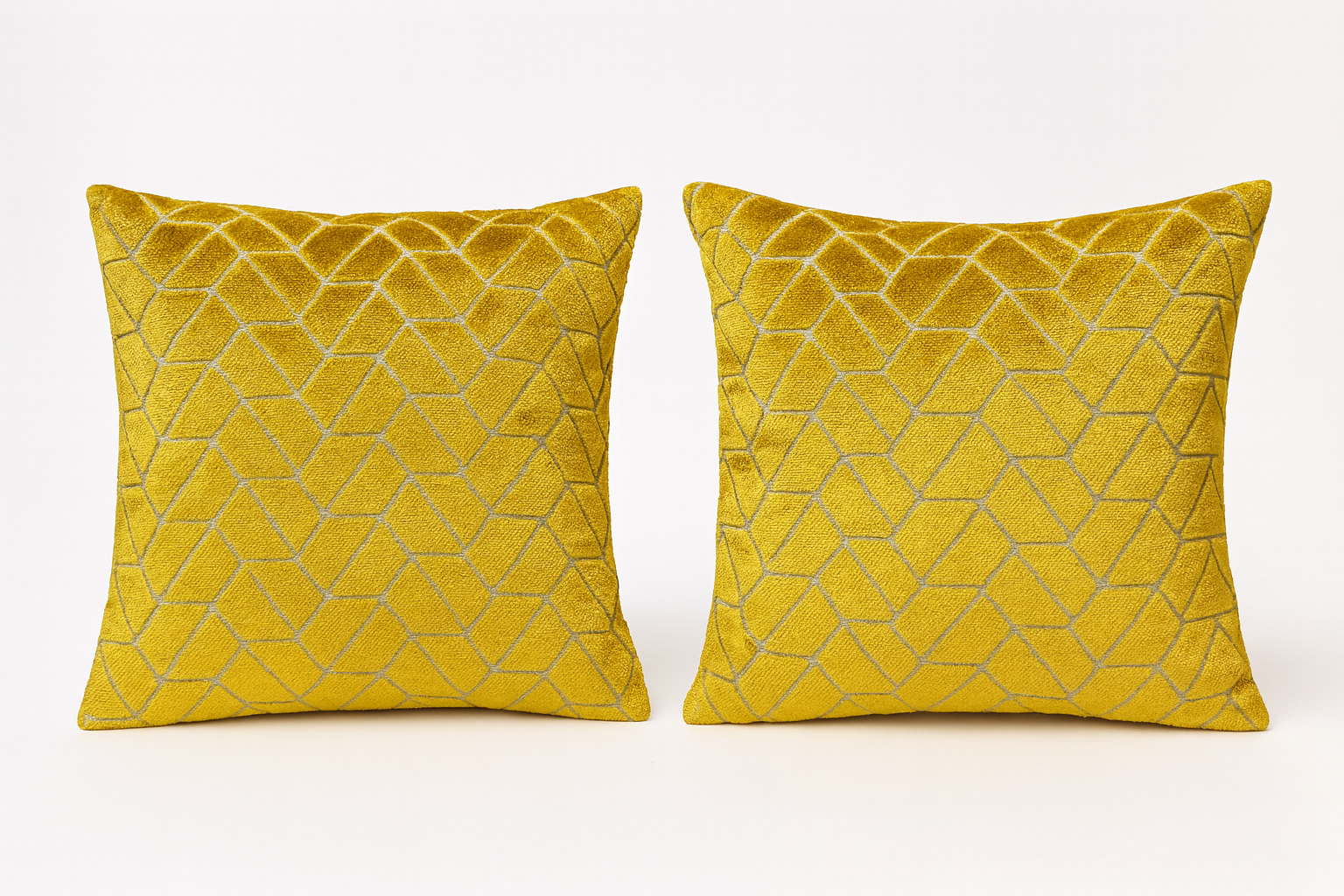 'Geoset' Coppia di cuscini decorativi