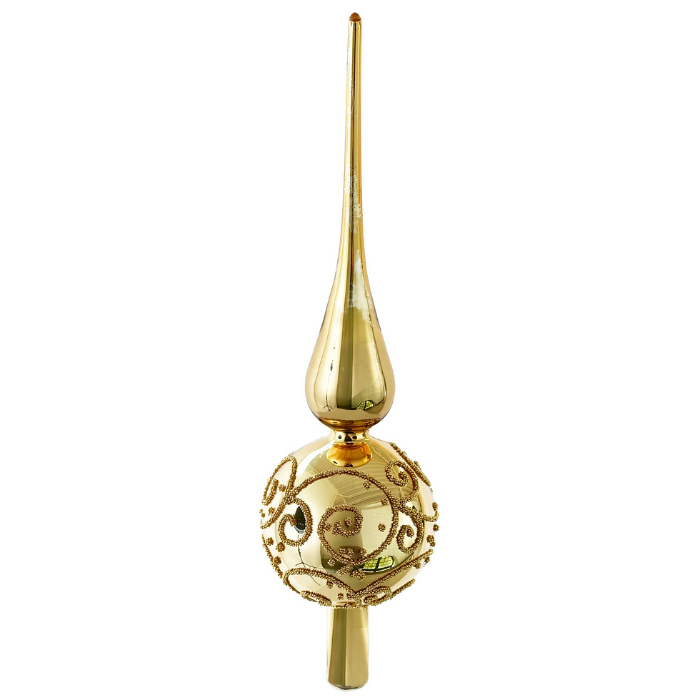 Thumbnail: Golden Glass Tree Top 31,5cm