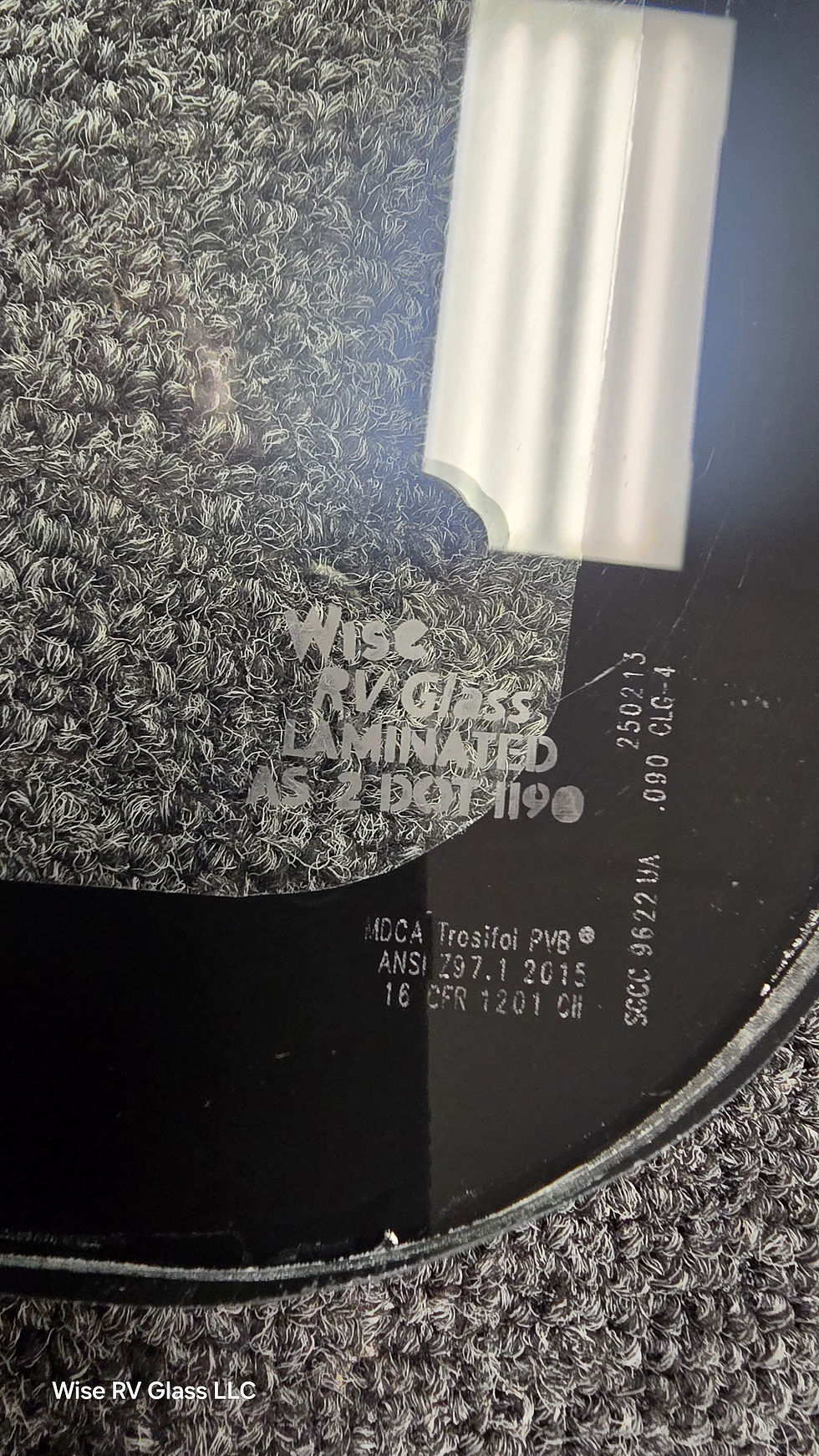 Thumbnail: Passenger Entry Door Laminated Replacement  (Thor, Alfa, Damon)