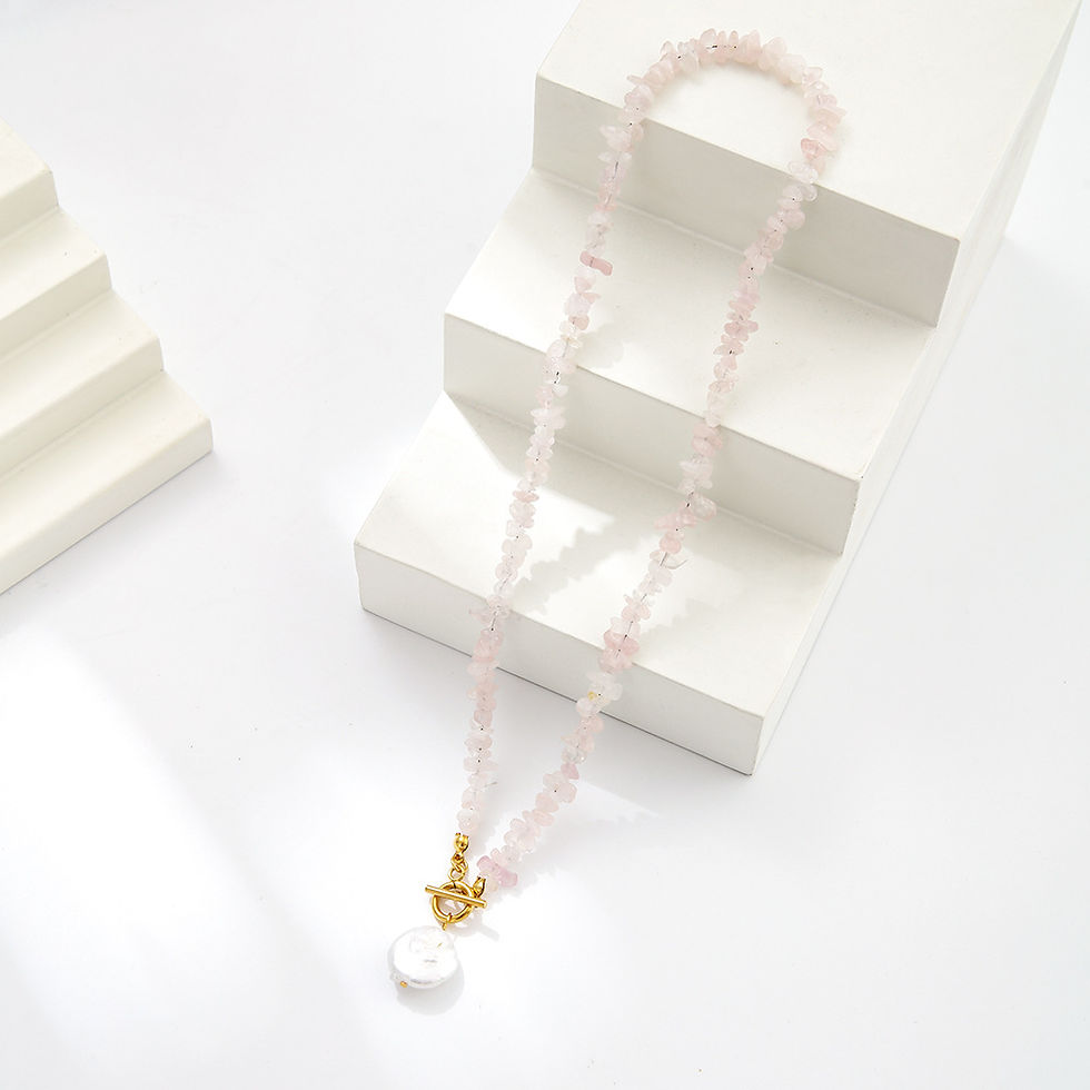 Celestial Pearl Armband aus Edelstahl mit 18 Karat Vergoldung und Süßwasserperlen