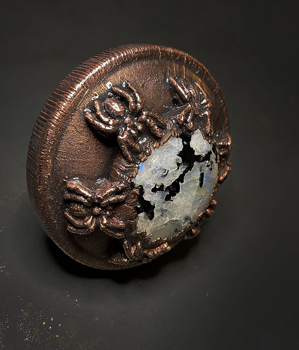 Thumbnail: Rainbow Moonstone & Spider Gas Cap